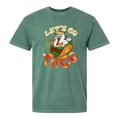 Activism Comfort Color Shirt, Let’s Go TACO Chicken Shirt, Tr*mp Always Chickens Out Tee, Gift for MAGA