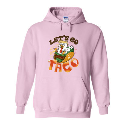Activism Hoodie, Let’s Go TACO Chicken Hoodie, Tr*mp Always Chickens Out Hoodie, Gift for MAGA
