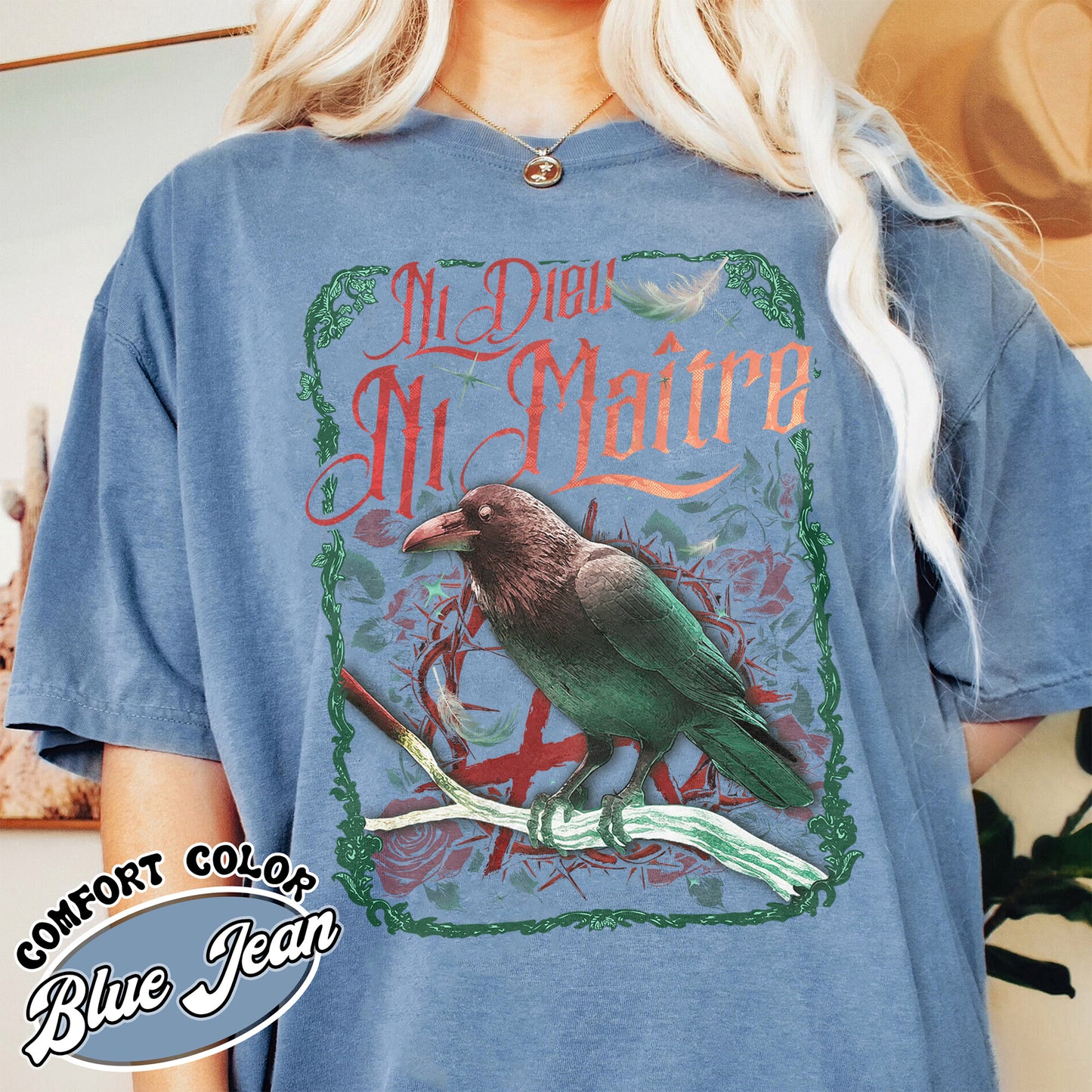 Anti Trump Comfort Colors Shirt, Anti-Authoritarian Shirt, Ni Dieu Ni Maître, No God No Master Shirt