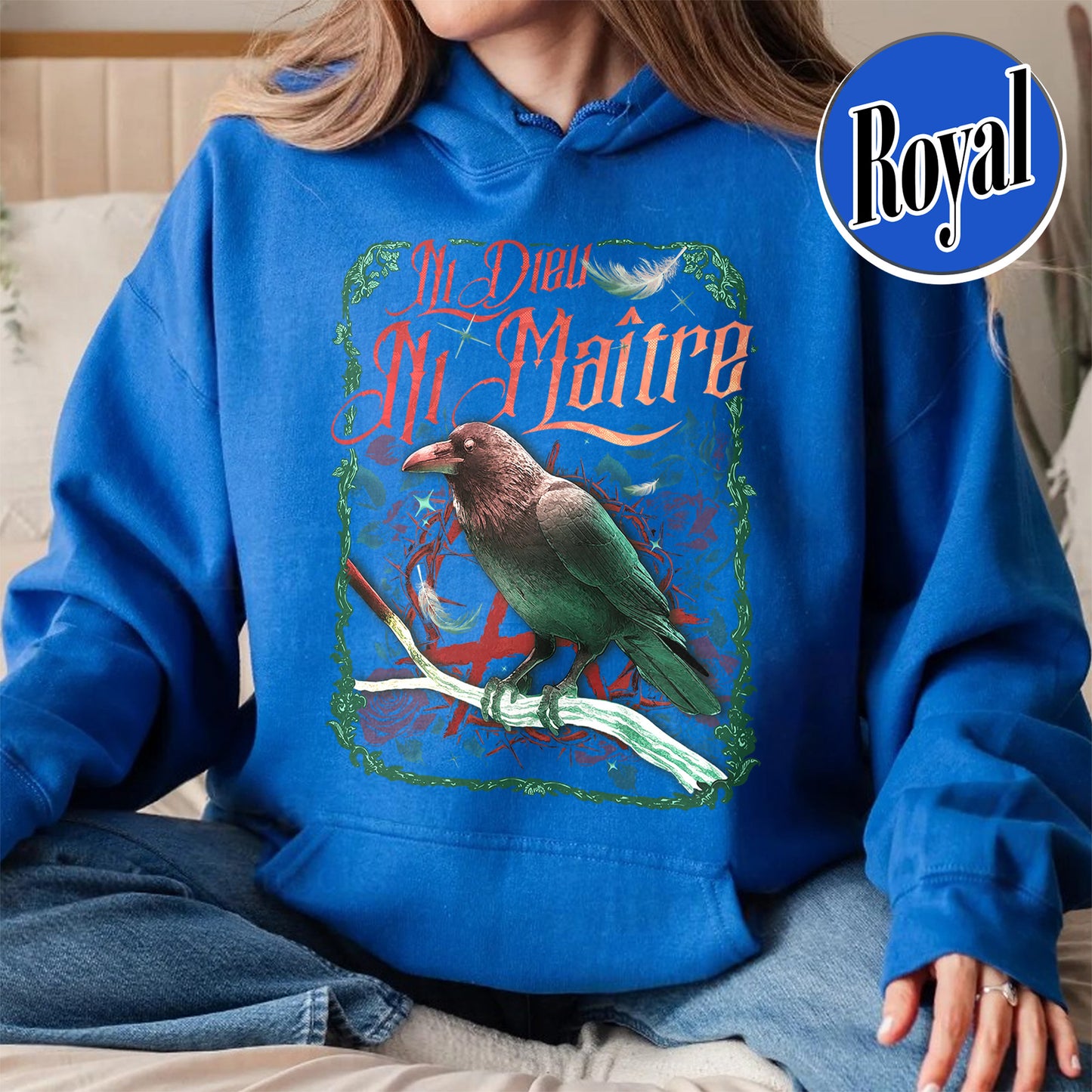 Anti Trump Hoodie, Anti-Authoritarian Hoodie, Ni Dieu Ni Maître, No God No Master Hoodie