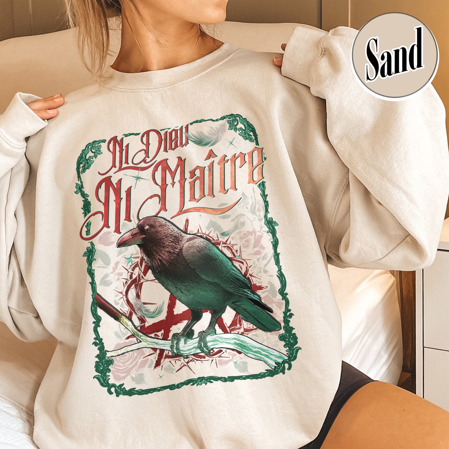 Anti Trump Sweatshirt, Anti-Authoritarian Sweatshirt, Ni Dieu Ni Maître, No God No Master Sweatshirt