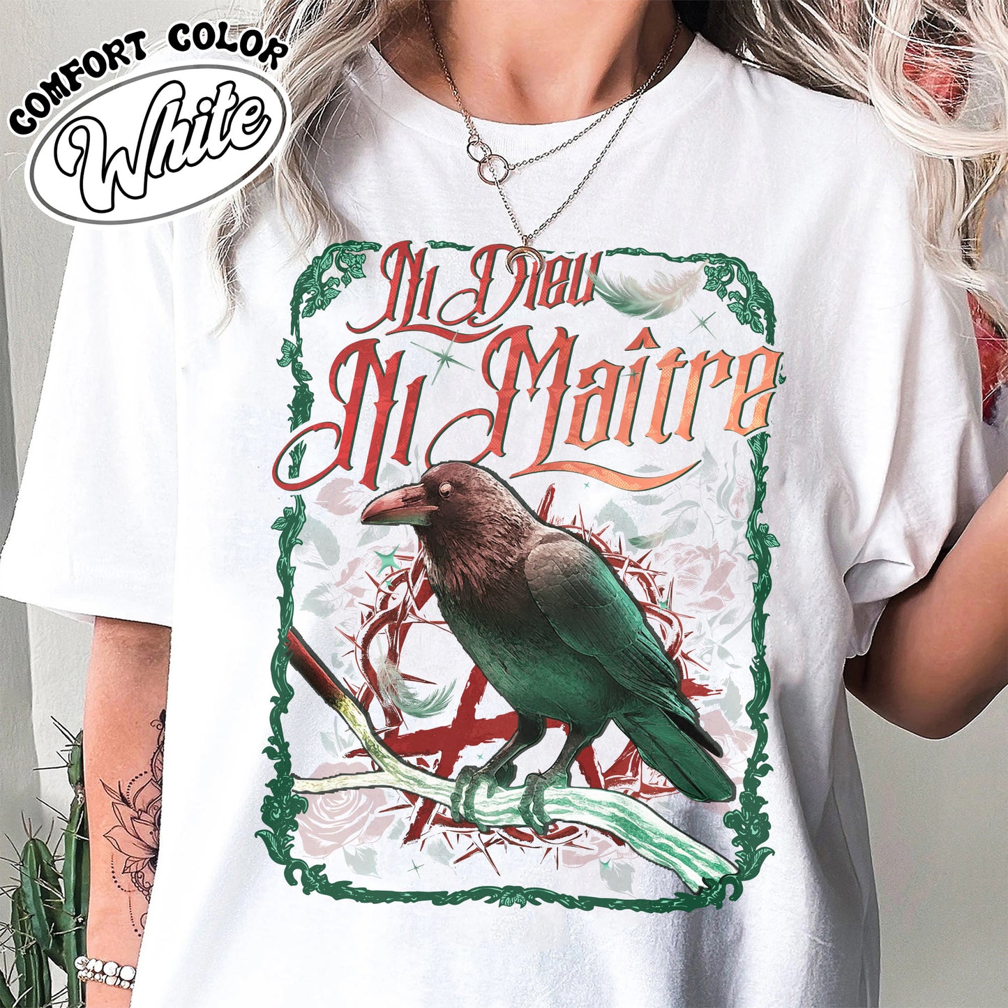 Anti Trump Comfort Colors Shirt, Anti-Authoritarian Shirt, Ni Dieu Ni Maître, No God No Master Shirt