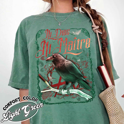 Anti Trump Comfort Colors Shirt, Anti-Authoritarian Shirt, Ni Dieu Ni Maître, No God No Master Shirt