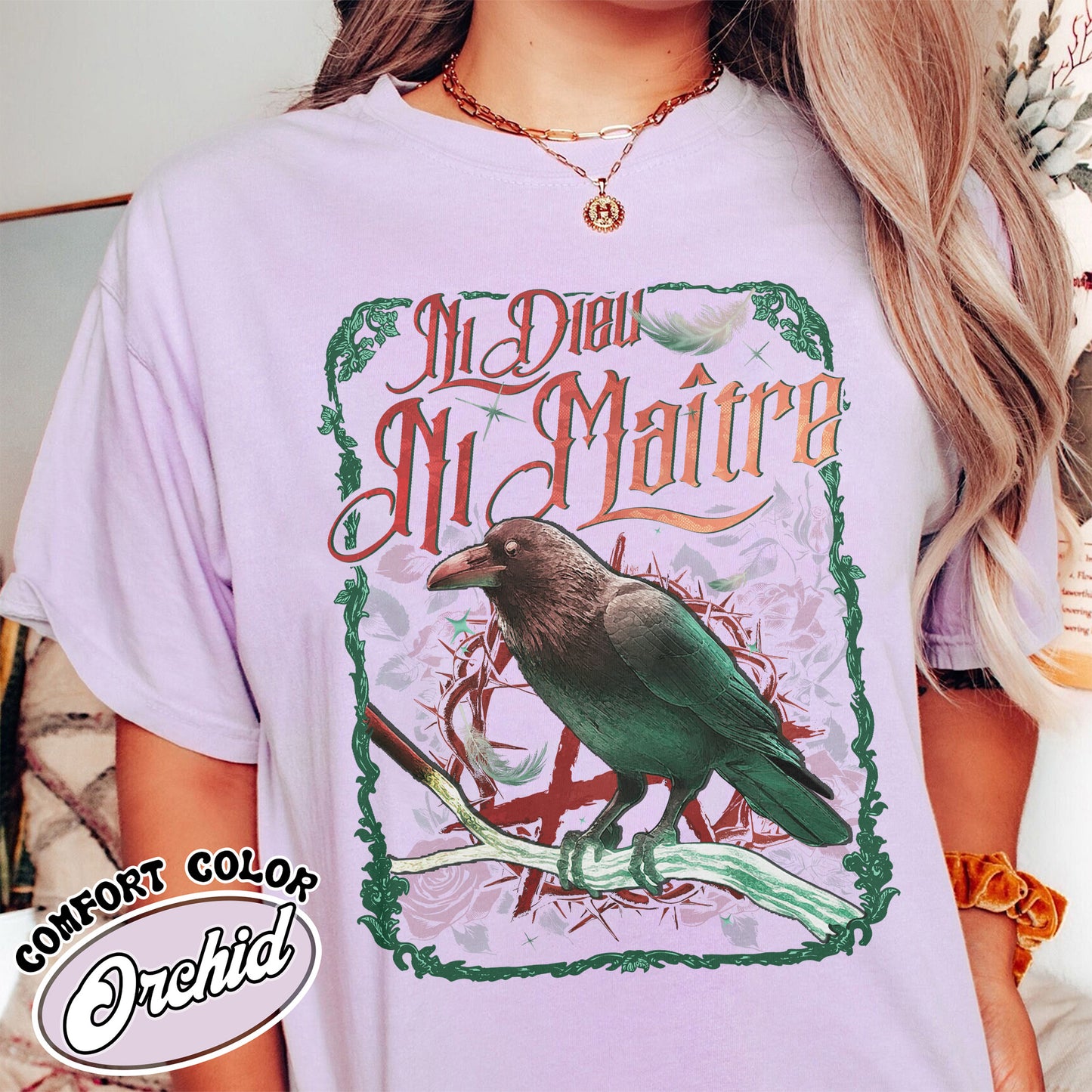 Anti Trump Comfort Colors Shirt, Anti-Authoritarian Shirt, Ni Dieu Ni Maître, No God No Master Shirt