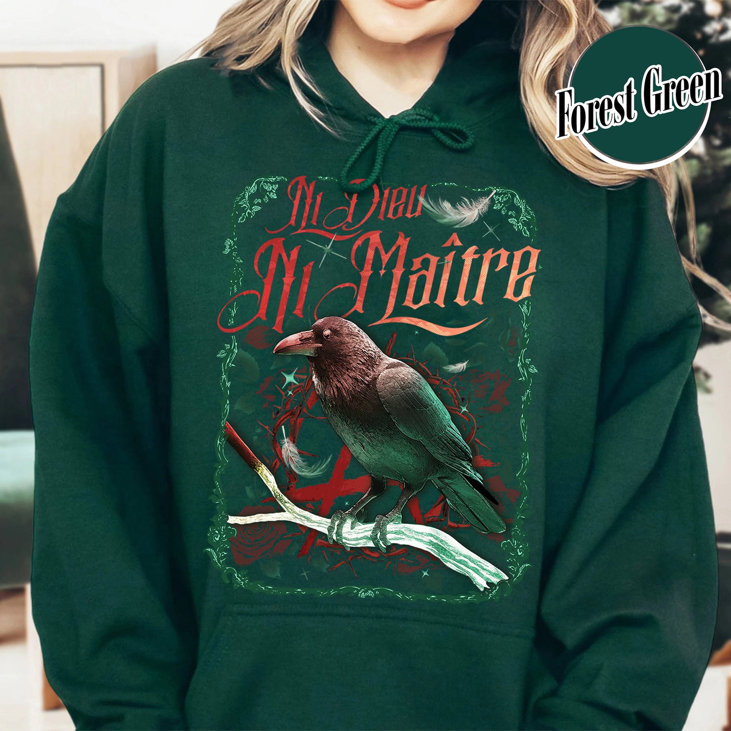 Anti Trump Hoodie, Anti-Authoritarian Hoodie, Ni Dieu Ni Maître, No God No Master Hoodie