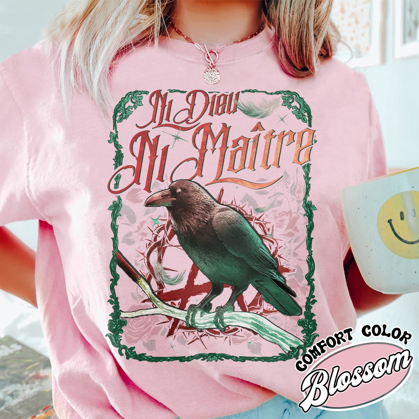 Anti Trump Comfort Colors Shirt, Anti-Authoritarian Shirt, Ni Dieu Ni Maître, No God No Master Shirt