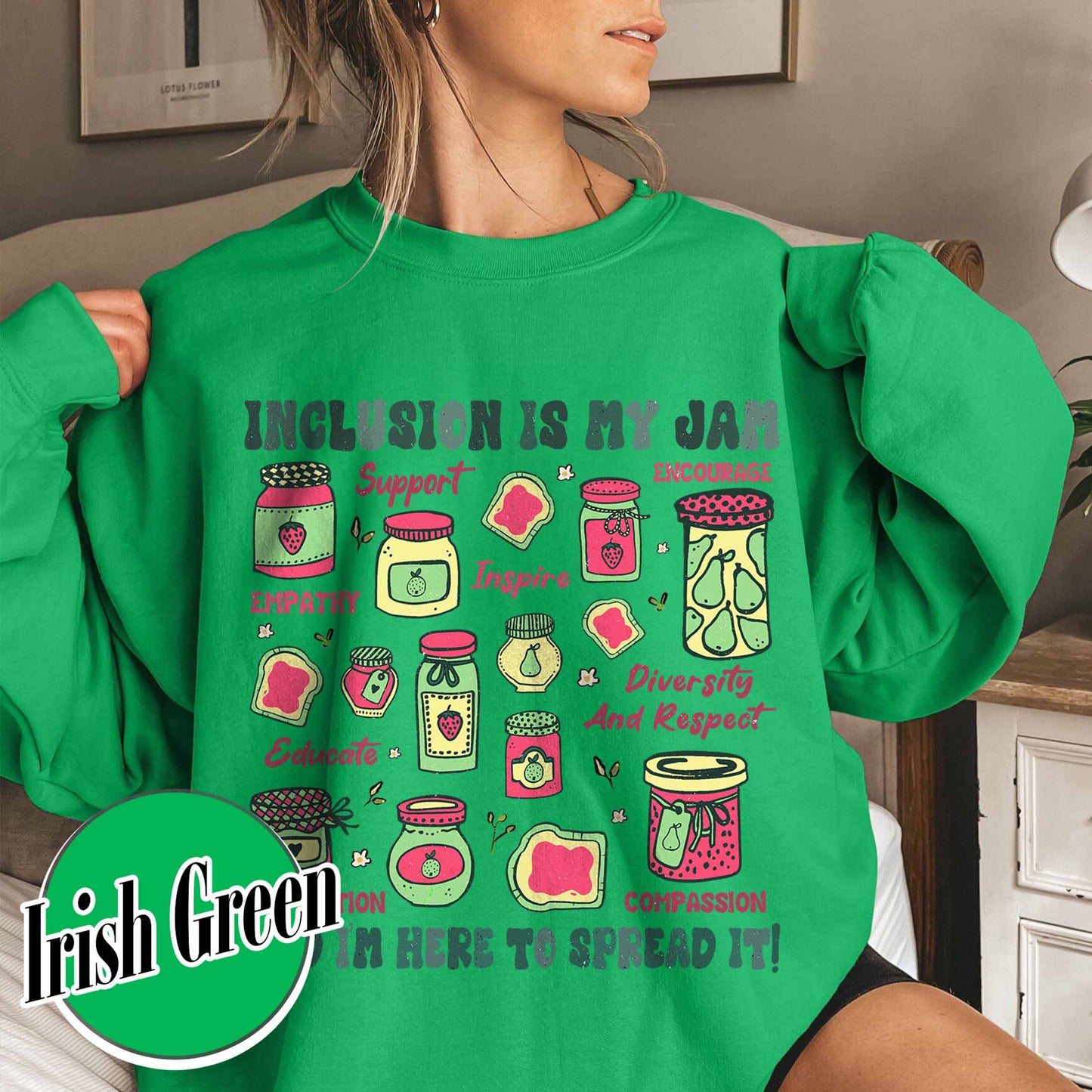 Autism Awareness Sweatshirt, Inclusion Is My Jam Sweatshirt, Special Education Teacher Sweatshirt