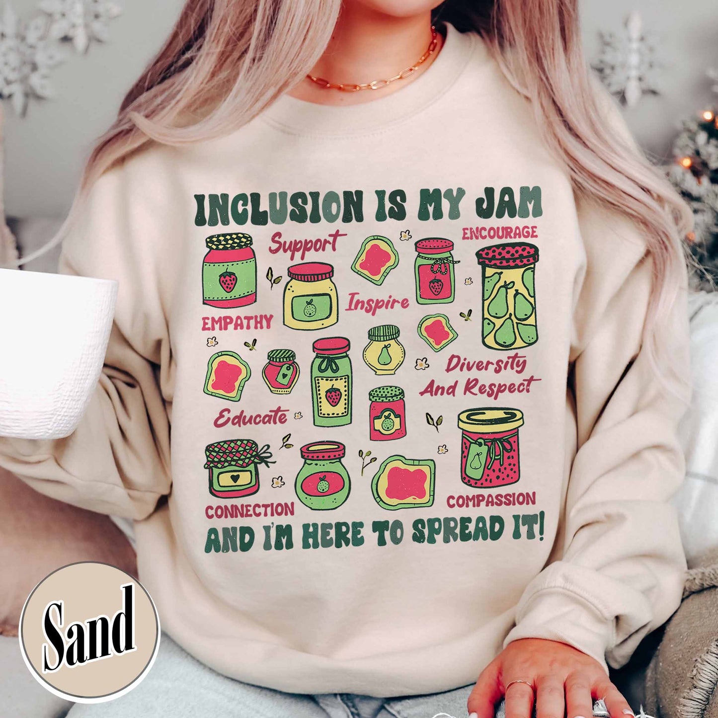 Autism Awareness Sweatshirt, Inclusion Is My Jam Sweatshirt, Special Education Teacher Sweatshirt