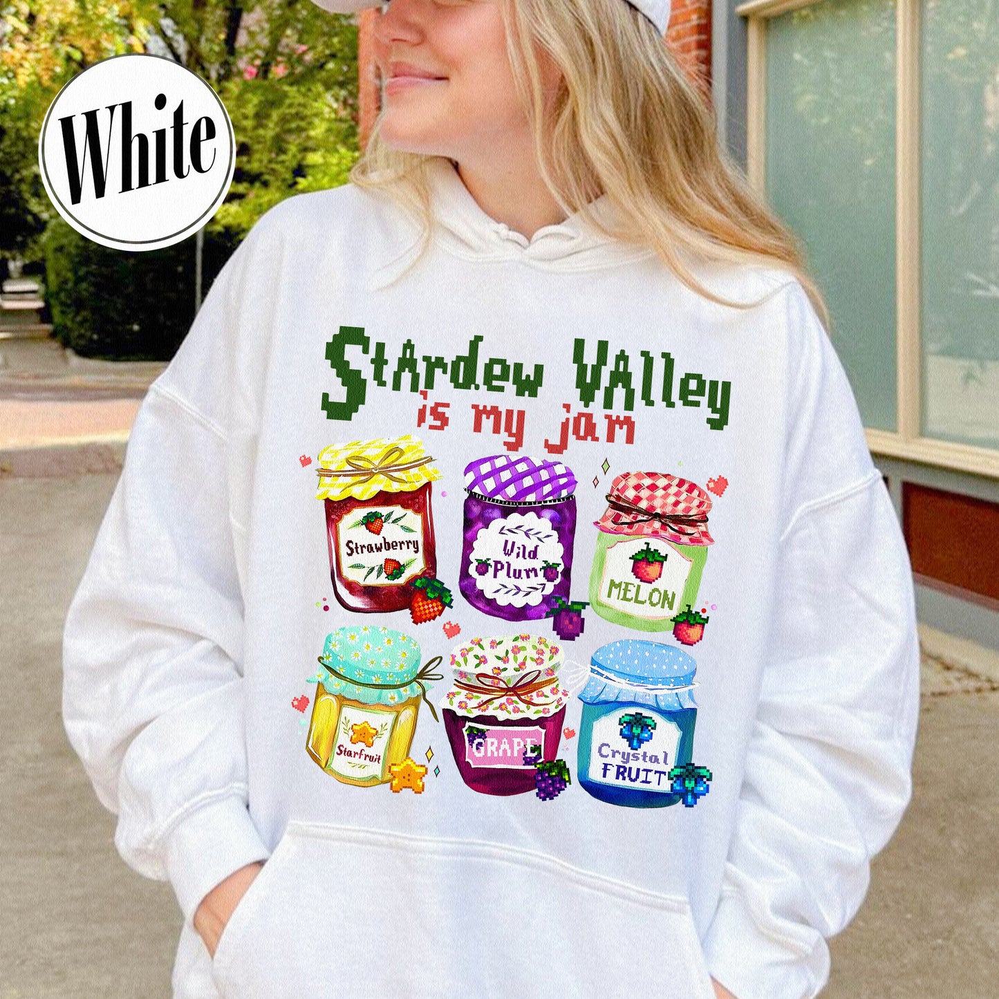 Autism Hoodie, Stardew Valley Is My Jam Hoodie, Pixel Art Sleepy Chicken Hoodie