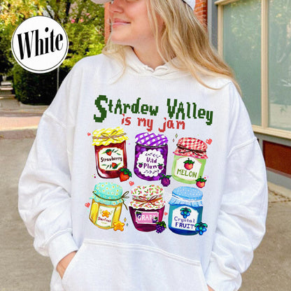 Autism Hoodie, Stardew Valley Is My Jam Hoodie, Pixel Art Sleepy Chicken Hoodie