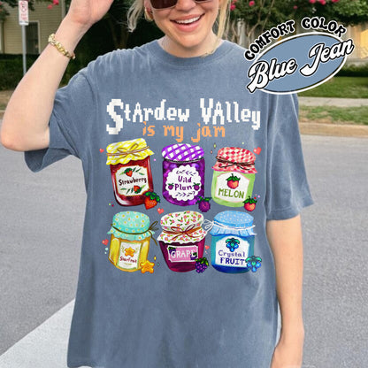 Autism Comfort Color Shirt, Stardew Valley Is My Jam Comfort Color Shirt,, Pixel Art Sleepy Chicken Shirt