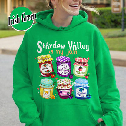 Autism Hoodie, Stardew Valley Is My Jam Hoodie, Pixel Art Sleepy Chicken Hoodie