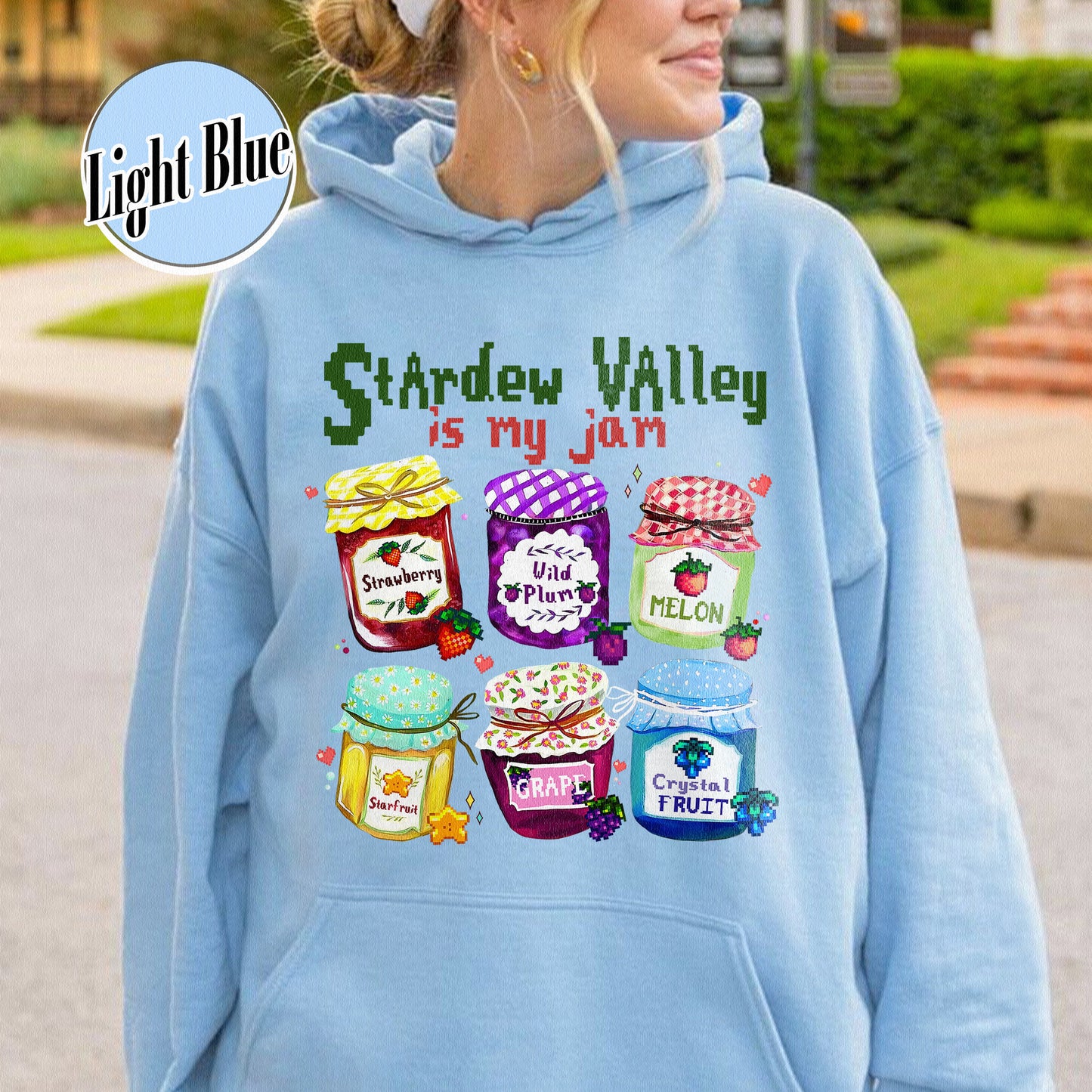 Autism Hoodie, Stardew Valley Is My Jam Hoodie, Pixel Art Sleepy Chicken Hoodie