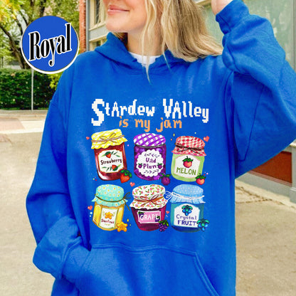 Autism Hoodie, Stardew Valley Is My Jam Hoodie, Pixel Art Sleepy Chicken Hoodie