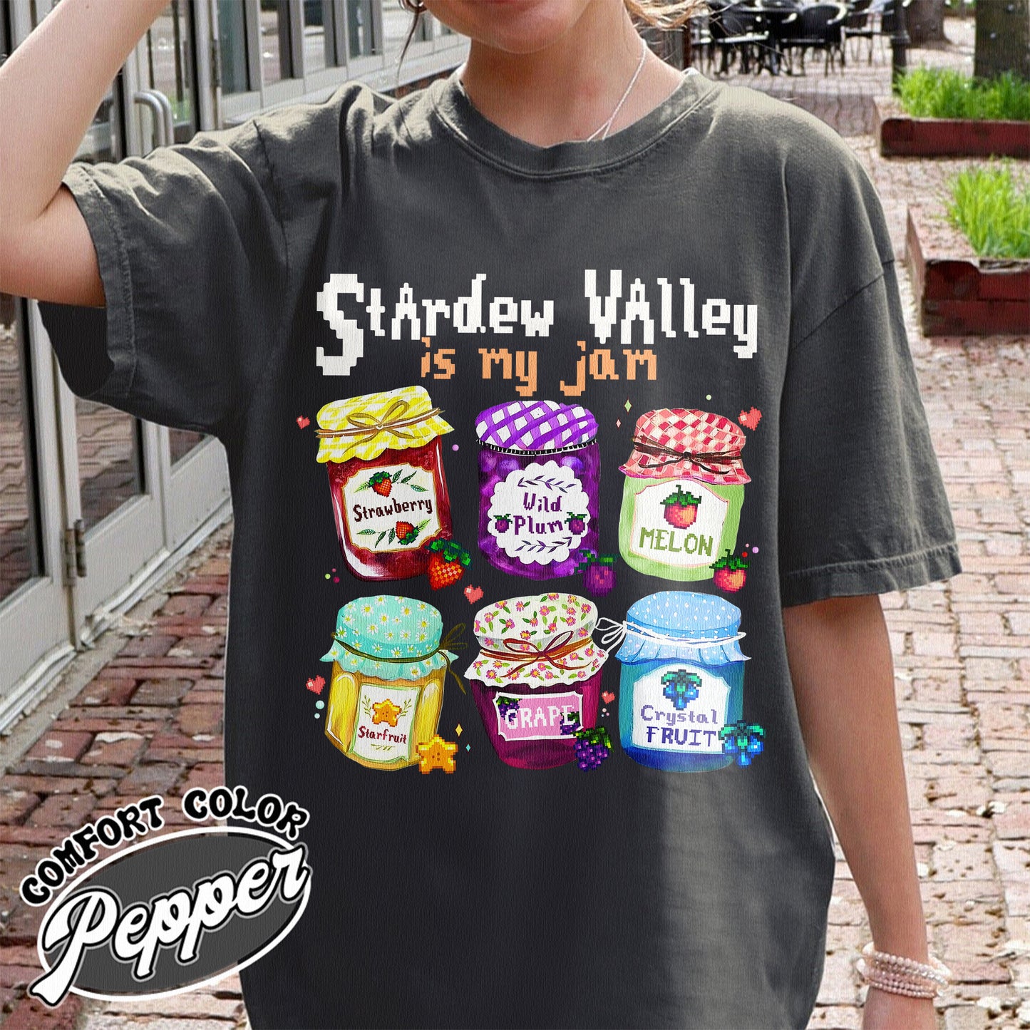 Autism Comfort Color Shirt, Stardew Valley Is My Jam Comfort Color Shirt,, Pixel Art Sleepy Chicken Shirt