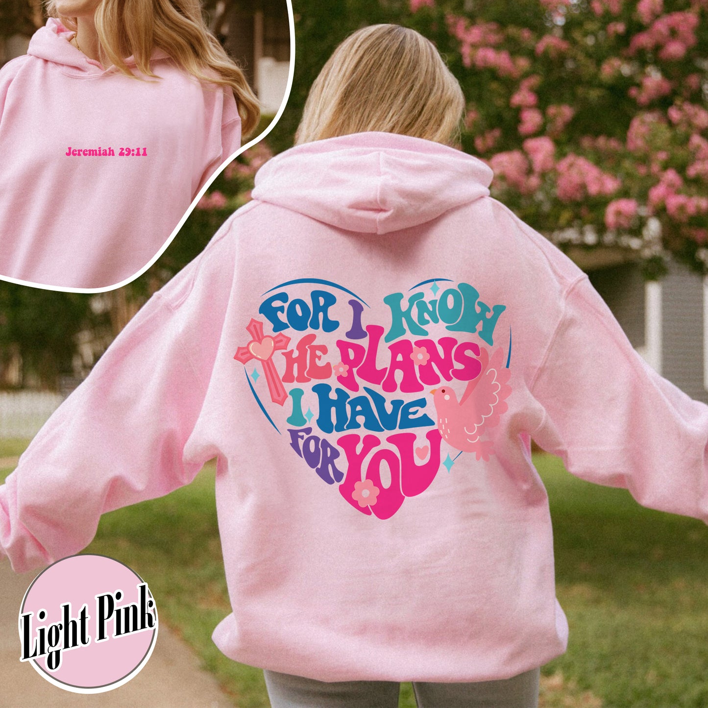 Christian Hoodie, God Have Plans For You Hoodie, Jeremiah 29:11 Hoodie, Bible Verse Hoodie, For I Know the Plans I Have For You Hoodie