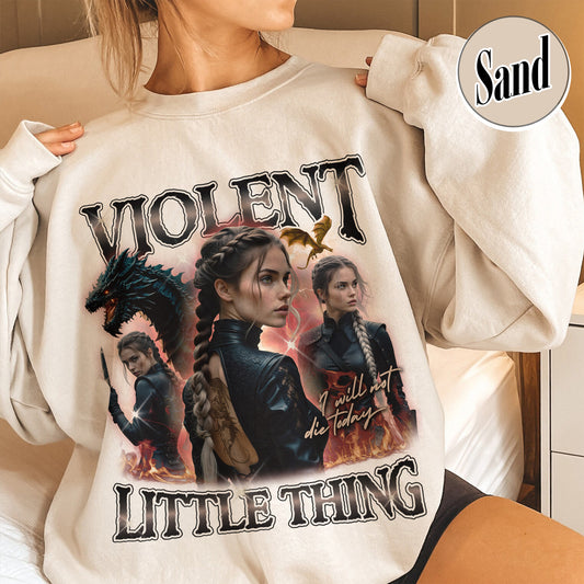 Book Lover Sweatshirt,Violent Little Thing Sweatshirt,Fourth Wing Sweatshirt, Dragon Rider Sweatshirt