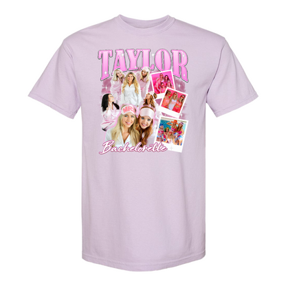 Bachelorette Comfort Color Shirt, Custom Bachelorette Bride Bridesmaid Photo Shirt, Bridal Party Gift