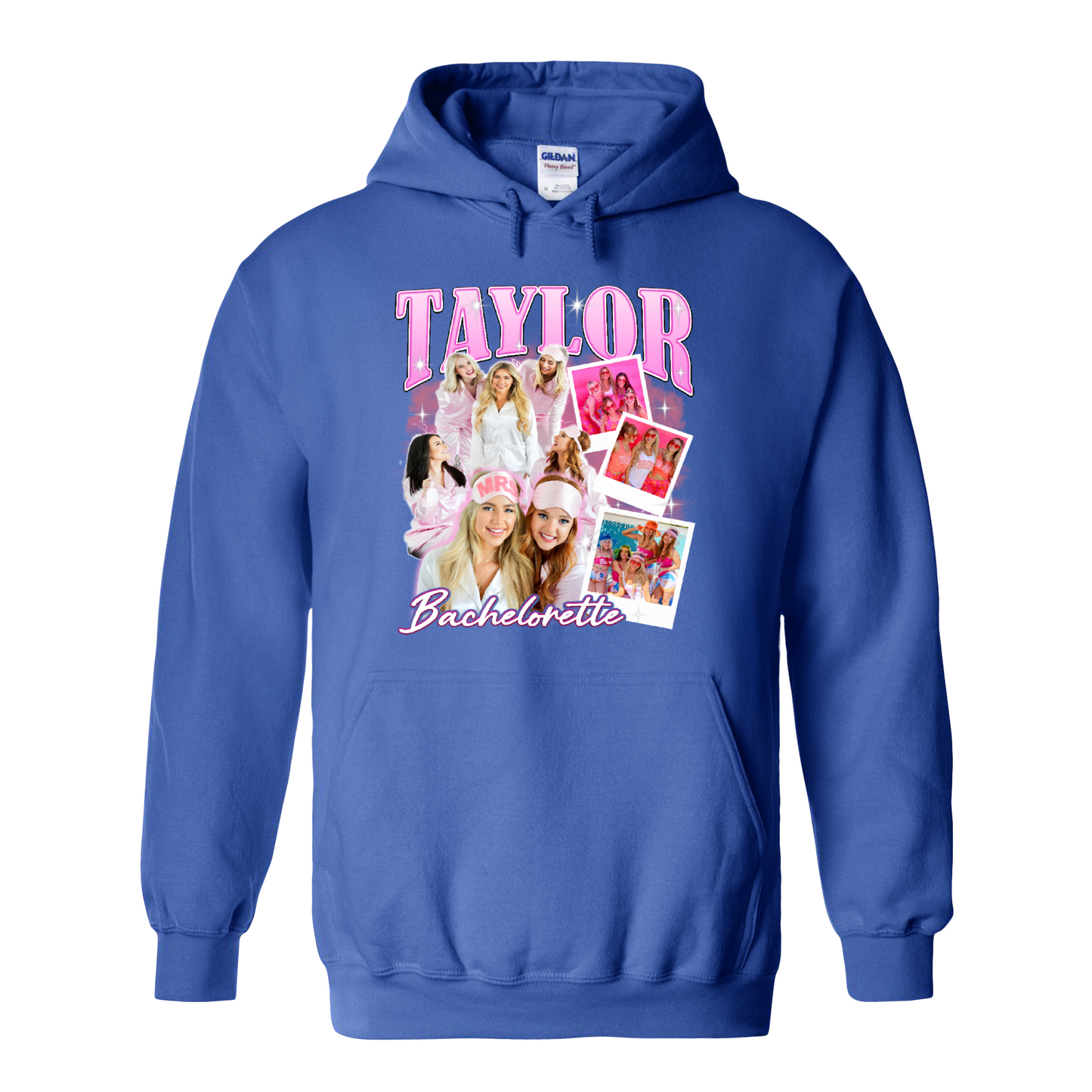 Bachelorette Hoodie, Custom Bachelorette Bride Bridesmaid Photo Hoodie, Bridal Party Gift