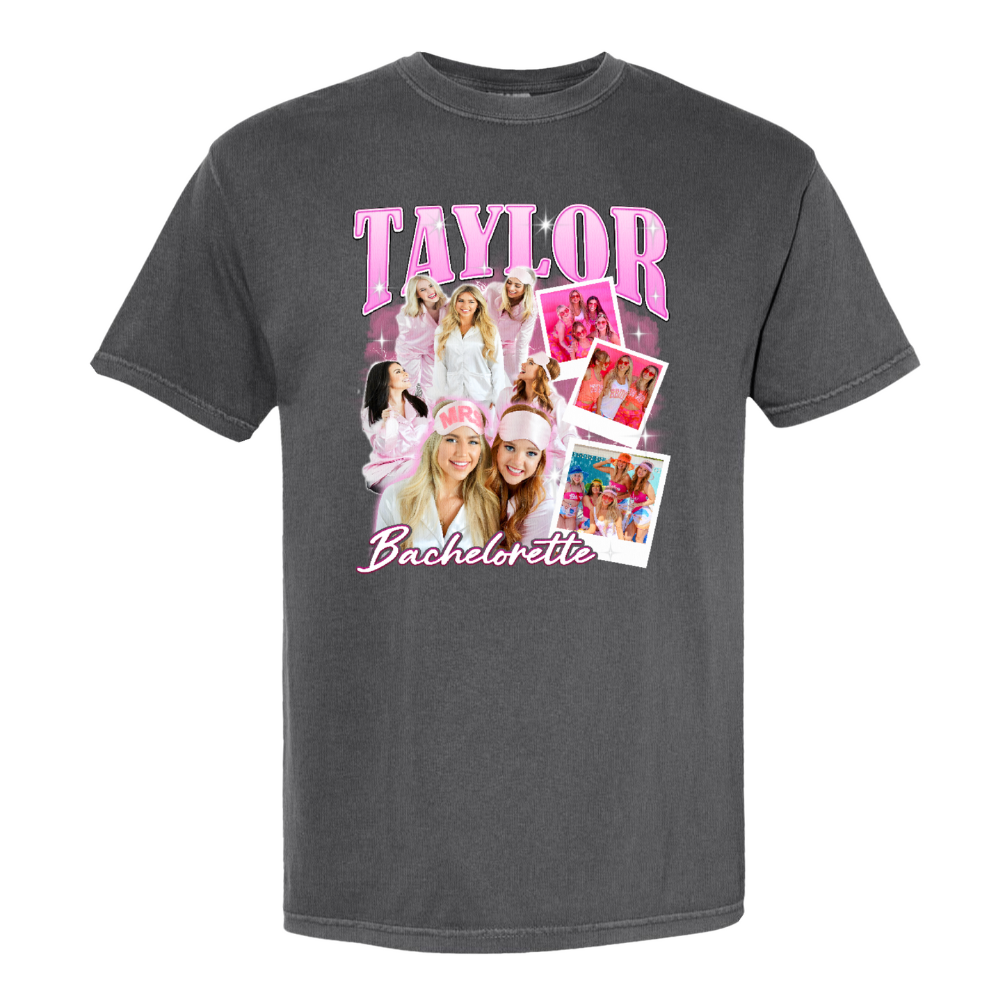 Bachelorette Comfort Color Shirt, Custom Bachelorette Bride Bridesmaid Photo Shirt, Bridal Party Gift