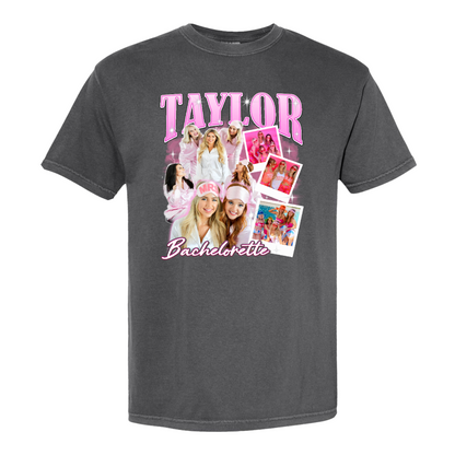 Bachelorette Comfort Color Shirt, Custom Bachelorette Bride Bridesmaid Photo Shirt, Bridal Party Gift