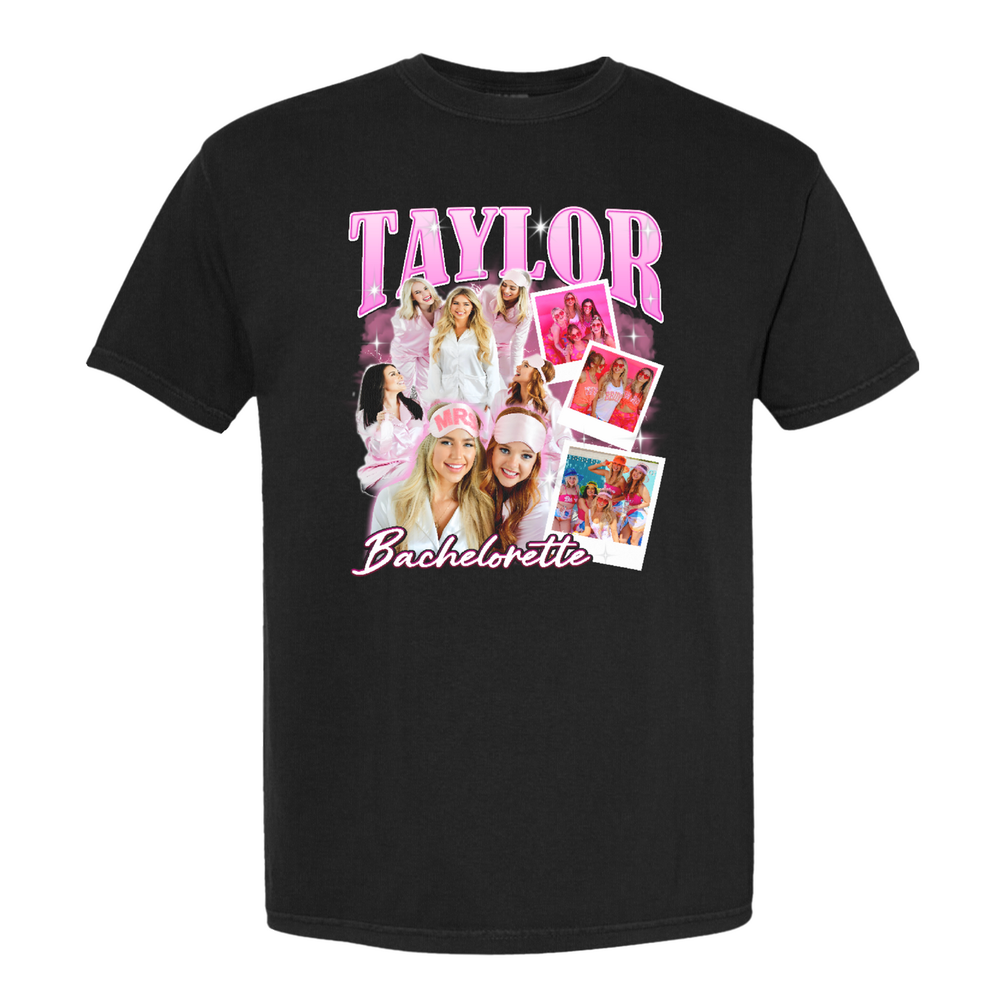 Bachelorette Comfort Color Shirt, Custom Bachelorette Bride Bridesmaid Photo Shirt, Bridal Party Gift