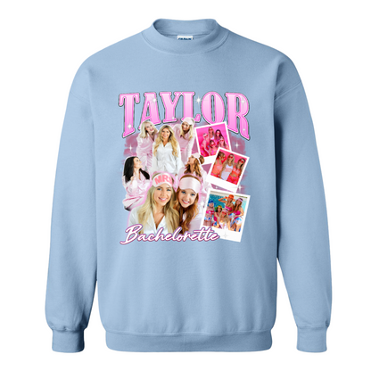 Bachelorette Sweatshirt, Custom Bachelorette Bride Bridesmaid Photo Sweatshirt, Bridal Party Gift