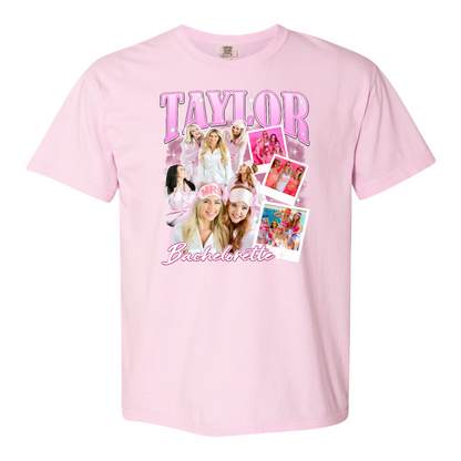 Bachelorette Comfort Color Shirt, Custom Bachelorette Bride Bridesmaid Photo Shirt, Bridal Party Gift