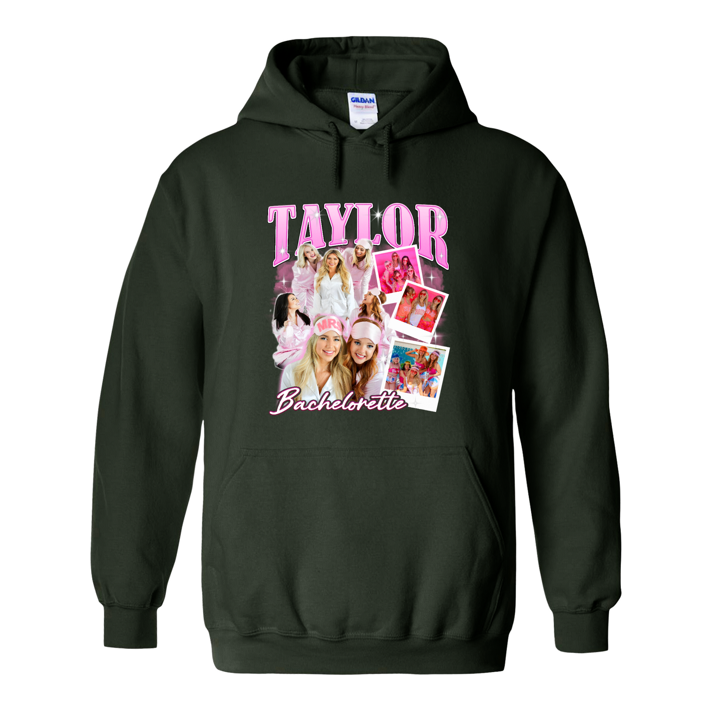 Bachelorette Hoodie, Custom Bachelorette Bride Bridesmaid Photo Hoodie, Bridal Party Gift