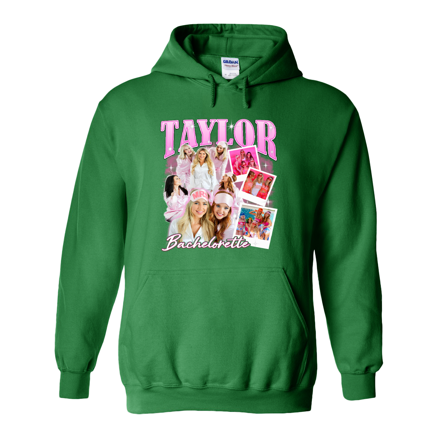 Bachelorette Hoodie, Custom Bachelorette Bride Bridesmaid Photo Hoodie, Bridal Party Gift