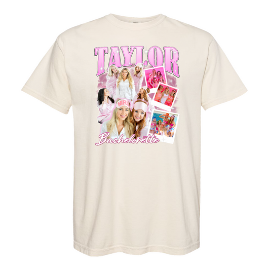 Bachelorette Comfort Color Shirt, Custom Bachelorette Bride Bridesmaid Photo Shirt, Bridal Party Gift