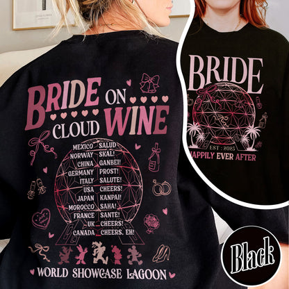 Bachelorette Sweatshirt ,Wine Bachelorette Party Sweatshirts,Custom Bachelorette Party Sweatshirts