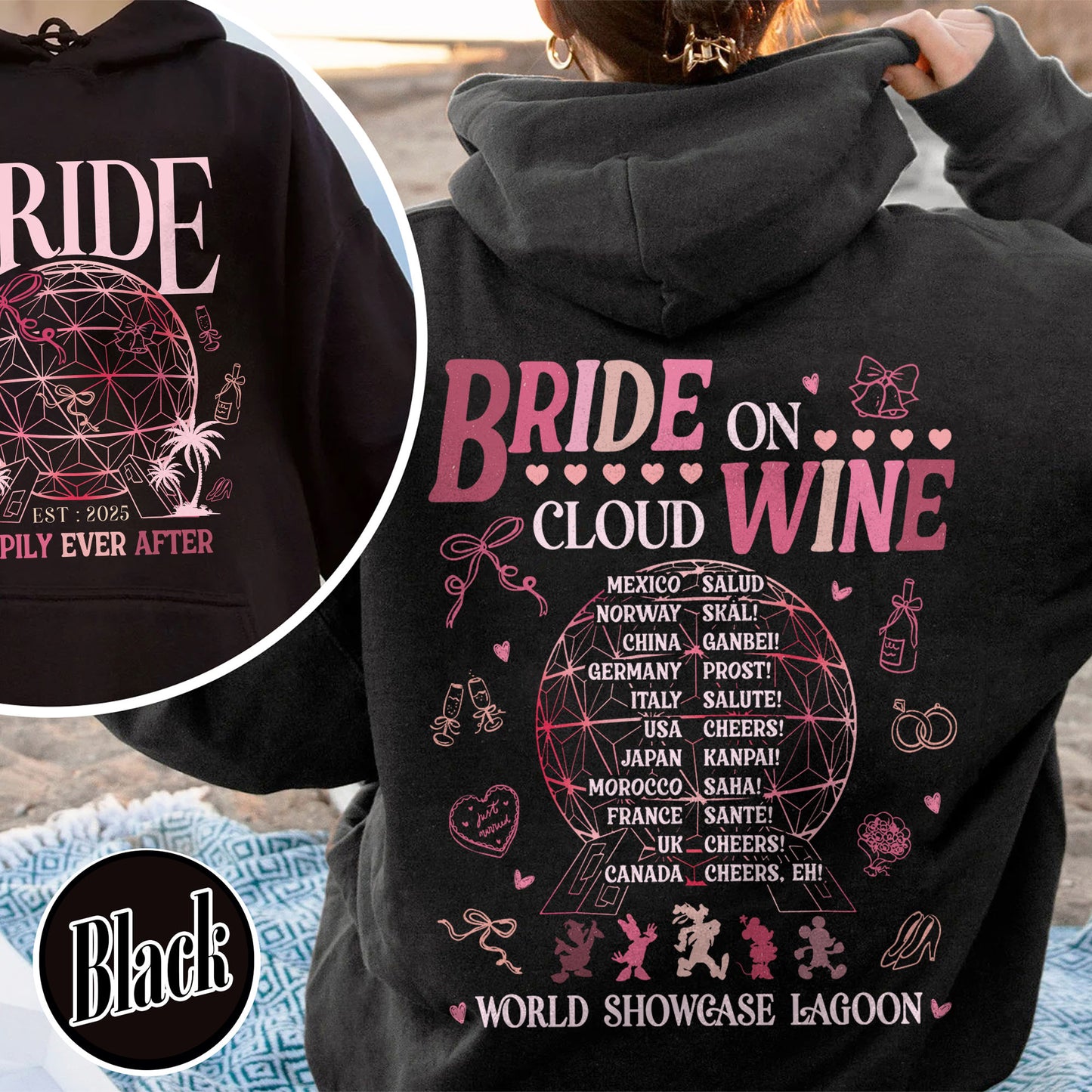 Bachelorette Hoodie ,Wine Bachelorette Party Hoodie,Custom Bachelorette Party Hoodie