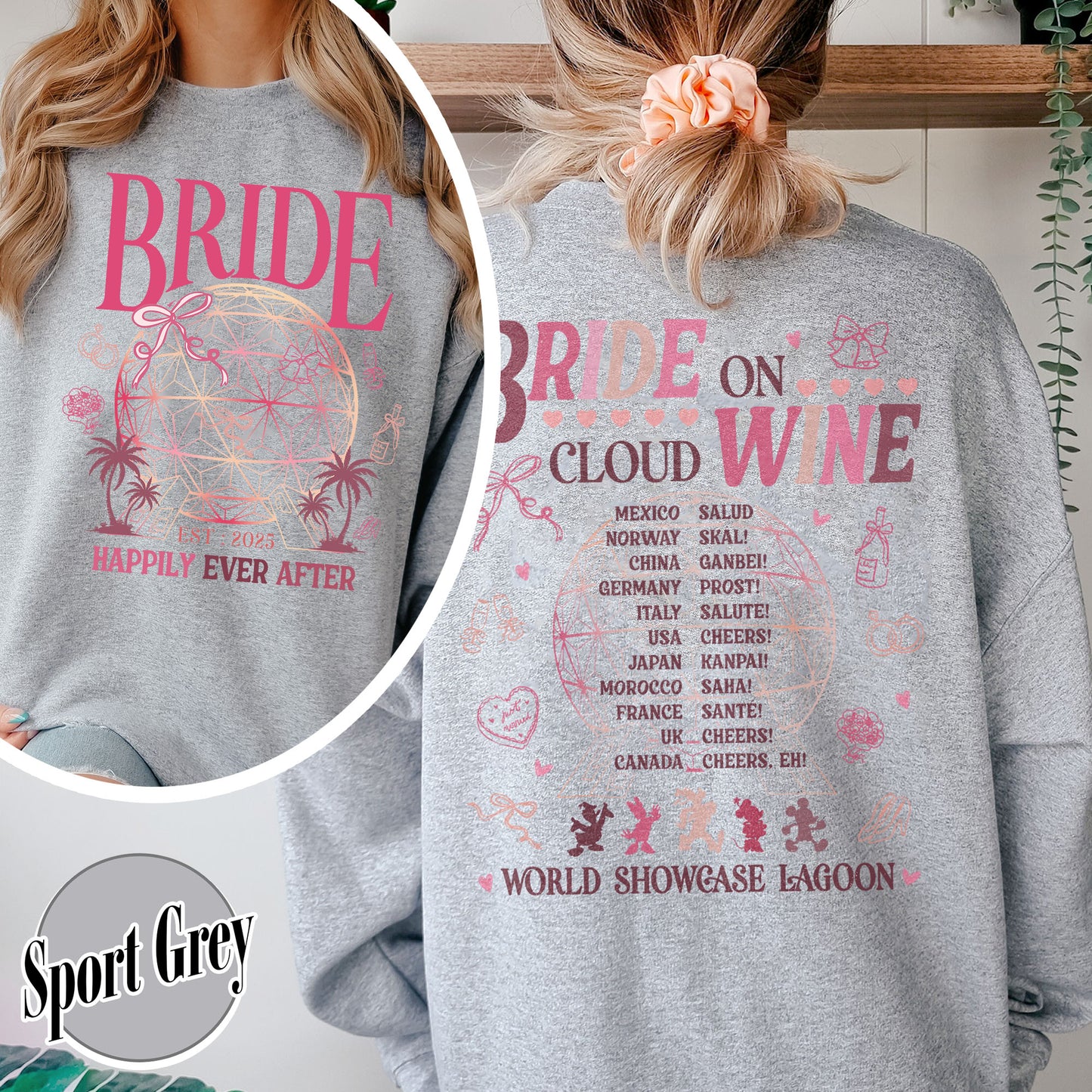 Bachelorette Sweatshirt ,Wine Bachelorette Party Sweatshirts,Custom Bachelorette Party Sweatshirts