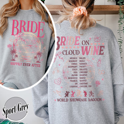Bachelorette Sweatshirt ,Wine Bachelorette Party Sweatshirts,Custom Bachelorette Party Sweatshirts