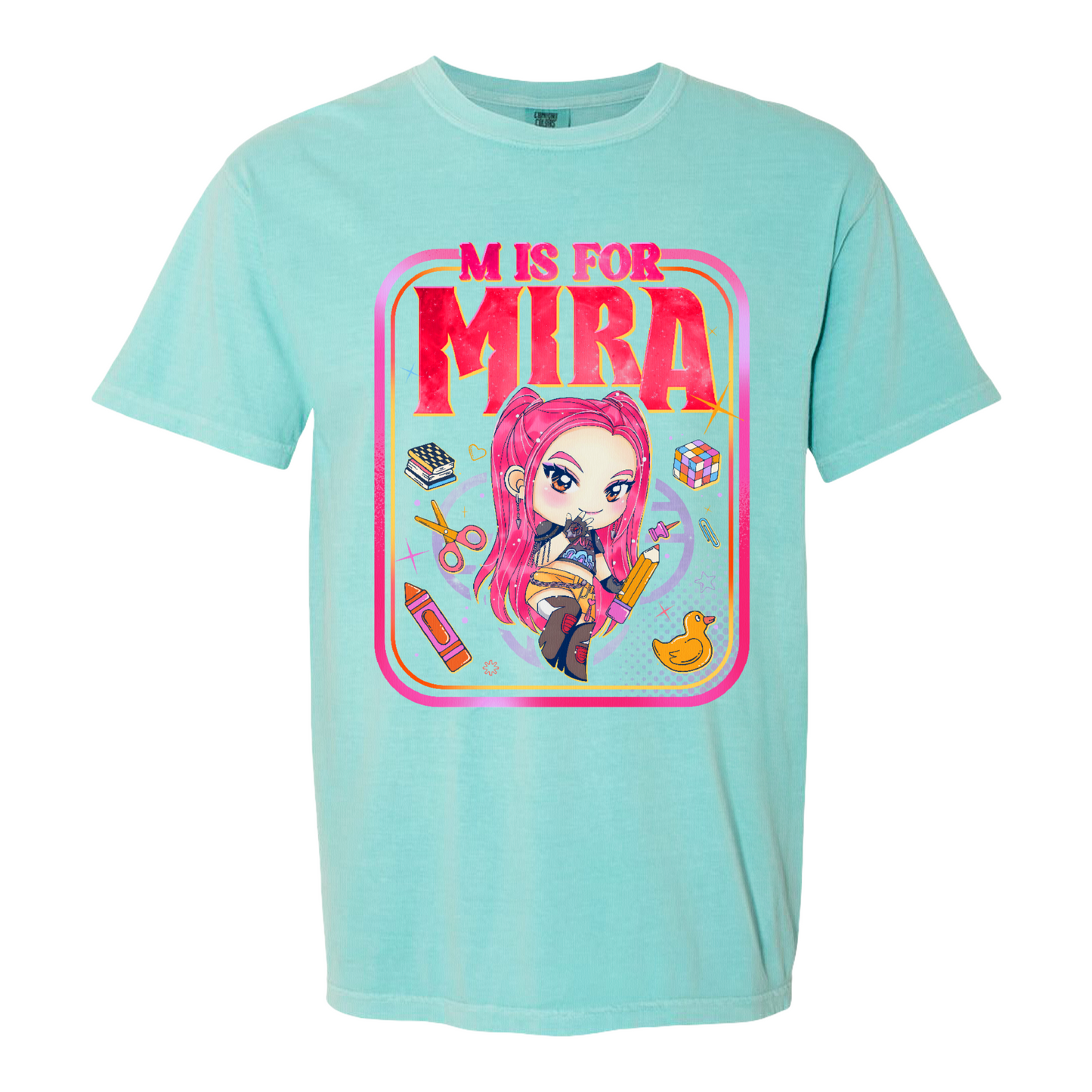 Back to School Kids Comfort Color Shirt, Mira Rumi Zoey Tee, Huntrix Kpop Demon Hunters, Comfort Colors Youth Top