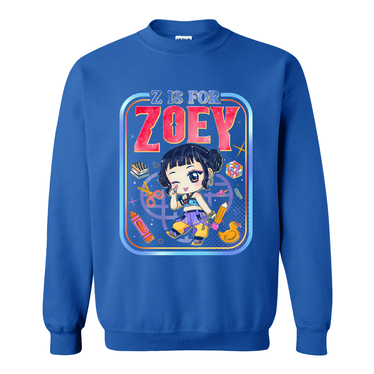 Back to School Kids Sweatshirt, Mira Rumi Zoey Sweatshirt, Huntrix Kpop Demon Hunters, Sweatshirt Top