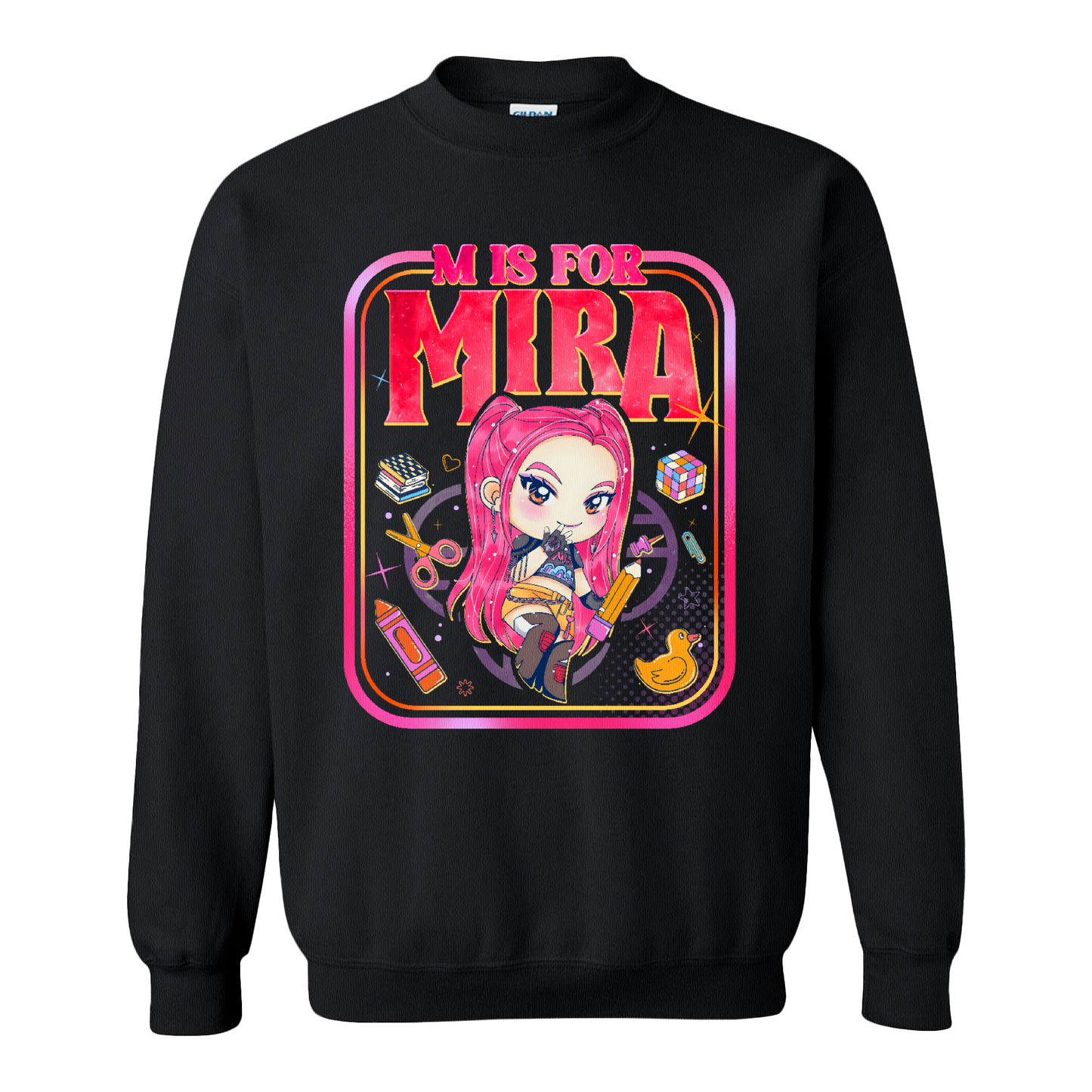 Back to School Kids Sweatshirt, Mira Rumi Zoey Sweatshirt, Huntrix Kpop Demon Hunters, Sweatshirt Top