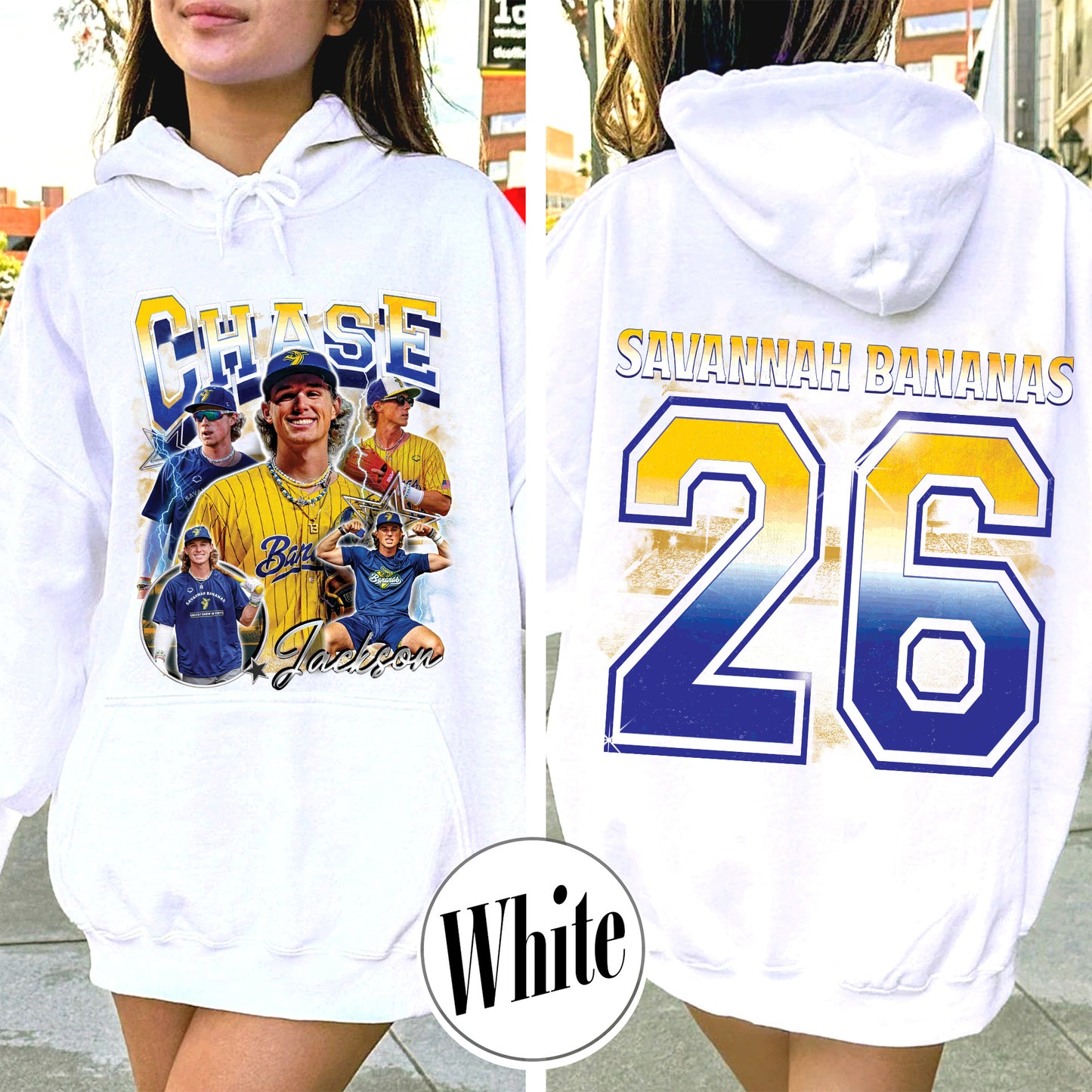 Baseball Hoodie, Personalized Photos Baseball Player Hoodie, Custom Bootleg Baseball Hoodie