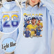 Baseball Hoodie, Personalized Photos Baseball Player Hoodie, Custom Bootleg Baseball Hoodie