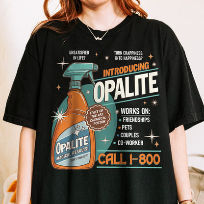 Opalite Spray Retro Graphic, Don't Sweat It, Magical Result, Showgirl Tshirt