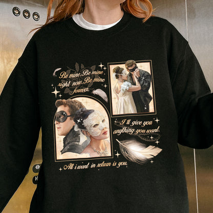 From Masquerade to Marriage – Benophie Inspired – Bridgerton Benedict & Sophie Regency Romance Sweatshirt