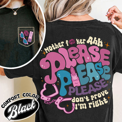 Please Shirt, Please Please Please Shirt, Gift Music Lover Tshirt, Motherfucker Shirt, Song Lyrics Concert Tshirt, Concert Shirt, Gift for Her