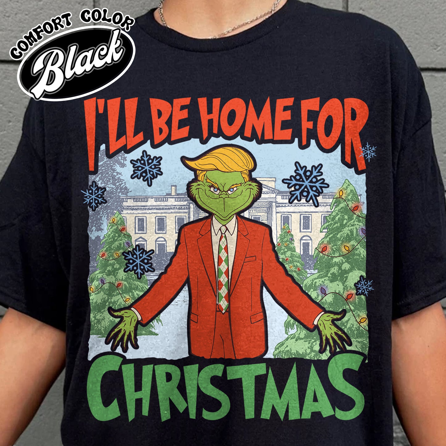 Ill Be Home for Christmas Shirt, I’ll Be Home for Christmas, Funny Christmas Shirts, Matching Christmas Party, Christmas Daddy President Shirt