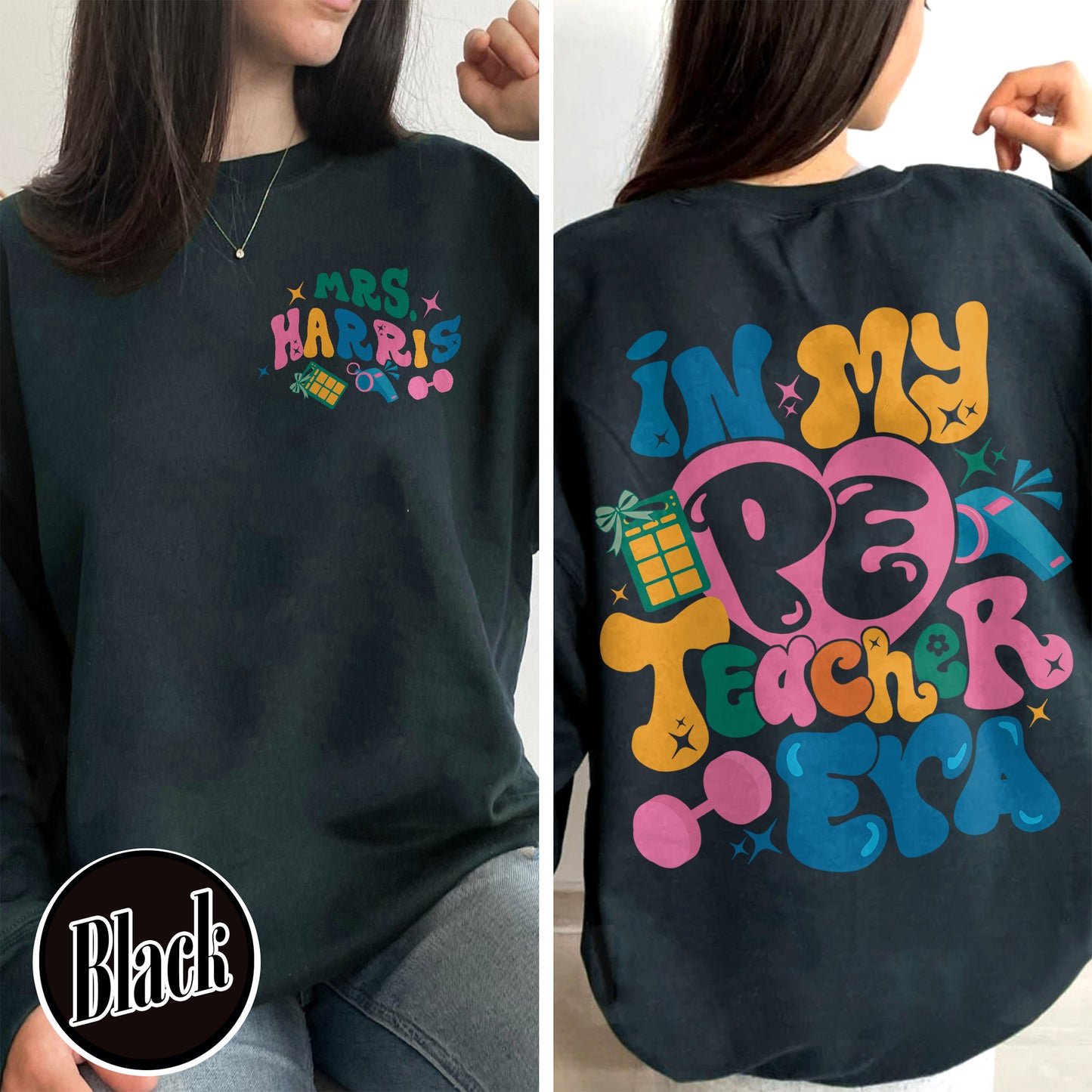 Custom Pe Teacher Sweatshirt, Physical Education Teacher Sweatshirt, Pe Teacher Appreciation Sweatshirt