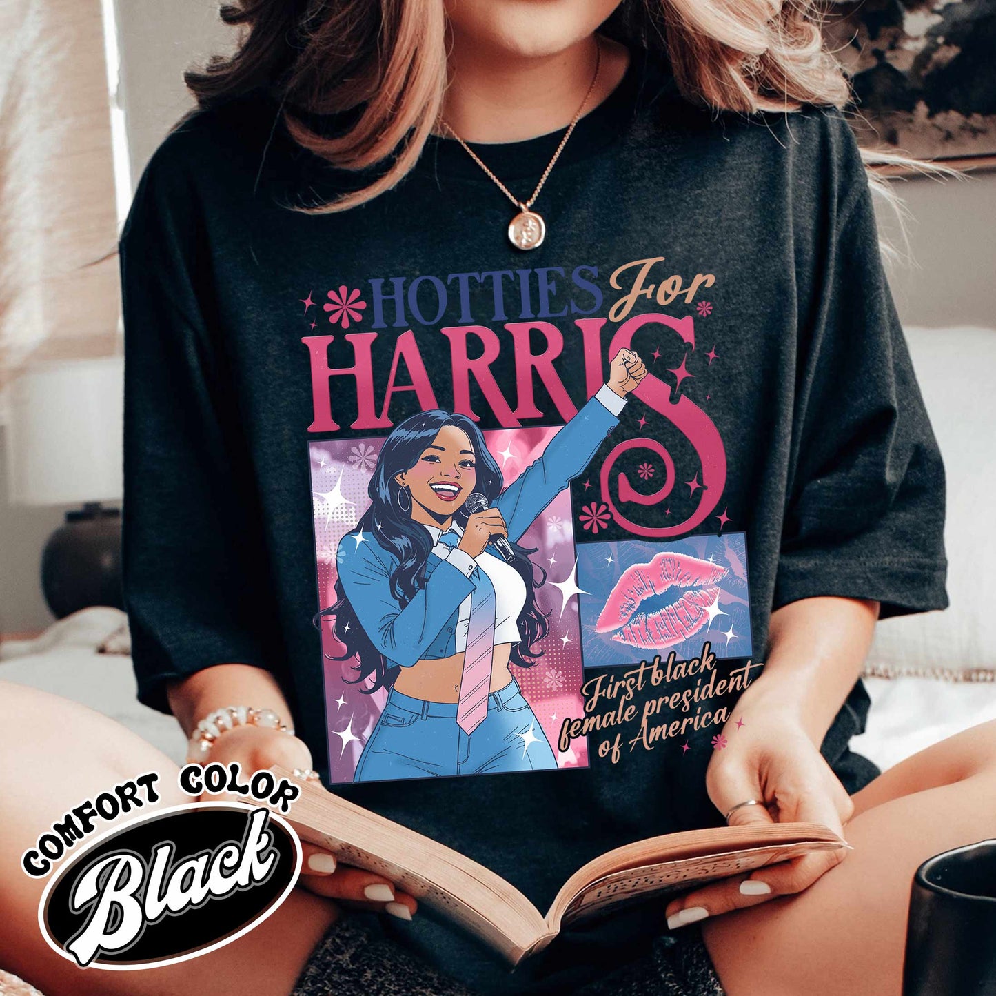 Harris 24 Shirt, Harris Shirt Women, Hotties For Harris Shirt, Kamala shirt, Madam President Tshirt, I Support Women's Rights And Wrongs