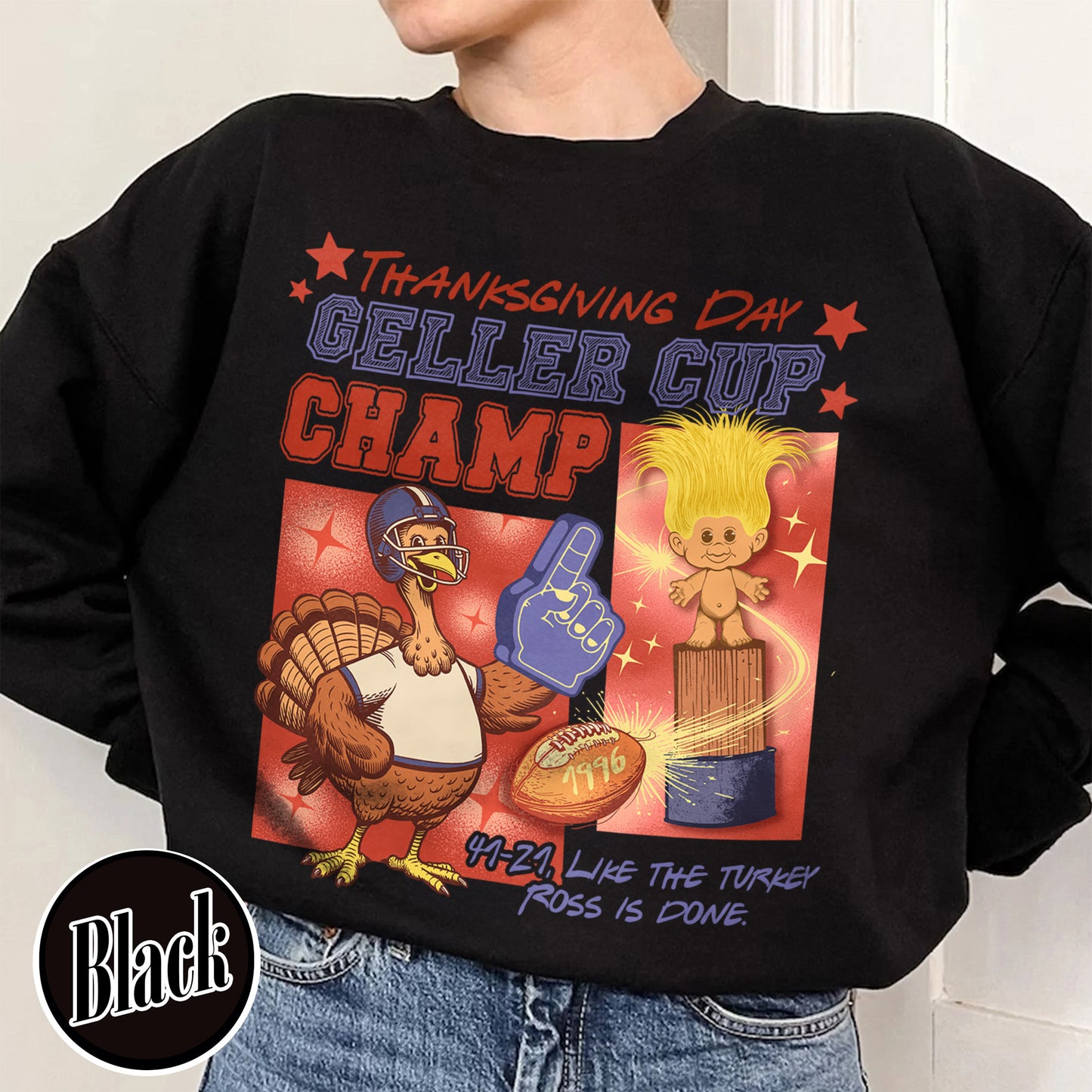 Geller Cup Champ Sweatshirt, Friends Thanksgiving Football Sweatshirt, Geller Cup Sweatshirt, Friends Shirt Football, Football Cup Sweatshirt, Turkey Football Sweatshirt