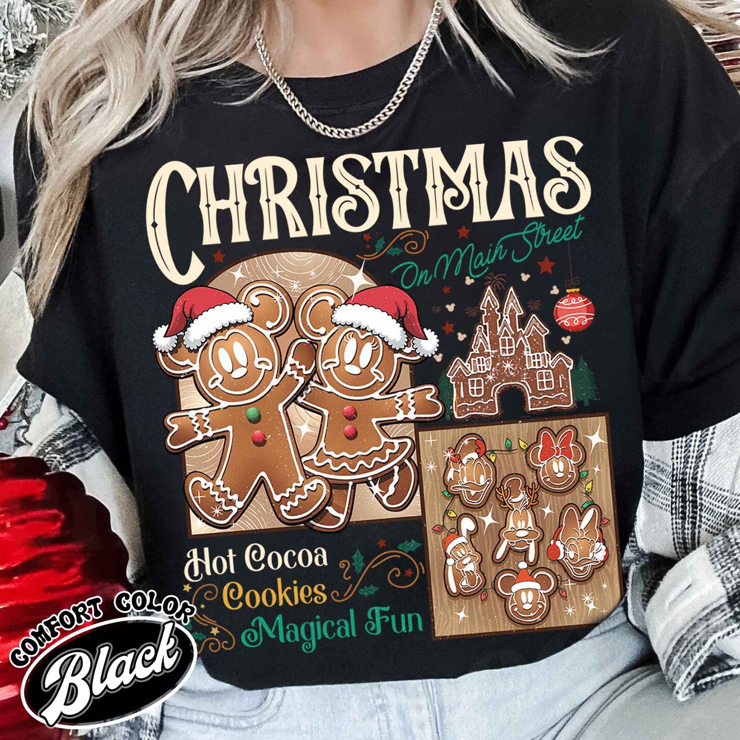 Ginger Cookies Christmas Shirt, Christmas on Main Street Shirt, Christmas on the Main Street, Christmas Cookies Shirt, Christmas Trip Shirt