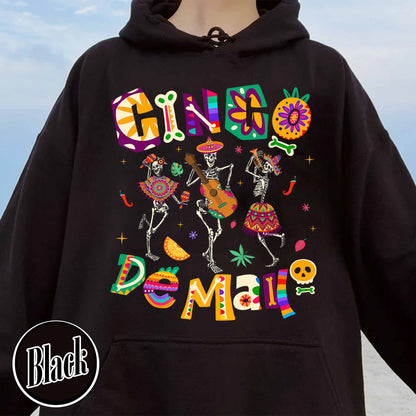 Cinco De Mayo Hoodie, Skeleton Dabbing, Skeleton Cinco De Mayo,Taco Hoodie, Lets Fiesta Hoodie,Mexican Fiesta,