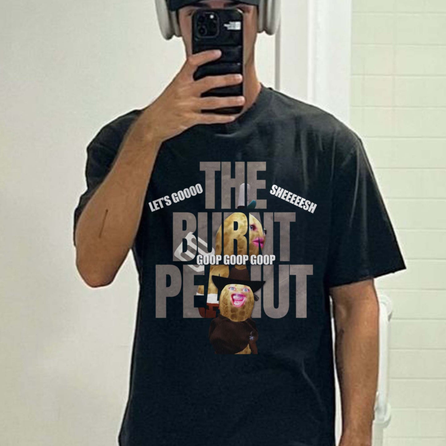 Funny The Burnt Peanut GOOP Homage, Peanut GOOP Bungulator 90s Bootleg, Internet Viral Meme Tshirt
